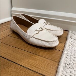 Kate Spade White Loafers